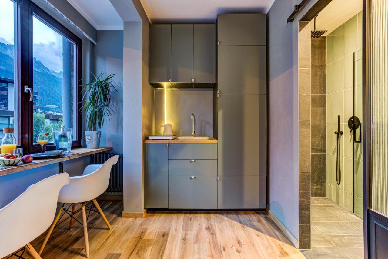 Chamonix City Center Luxury Studio Apartment Buitenkant foto