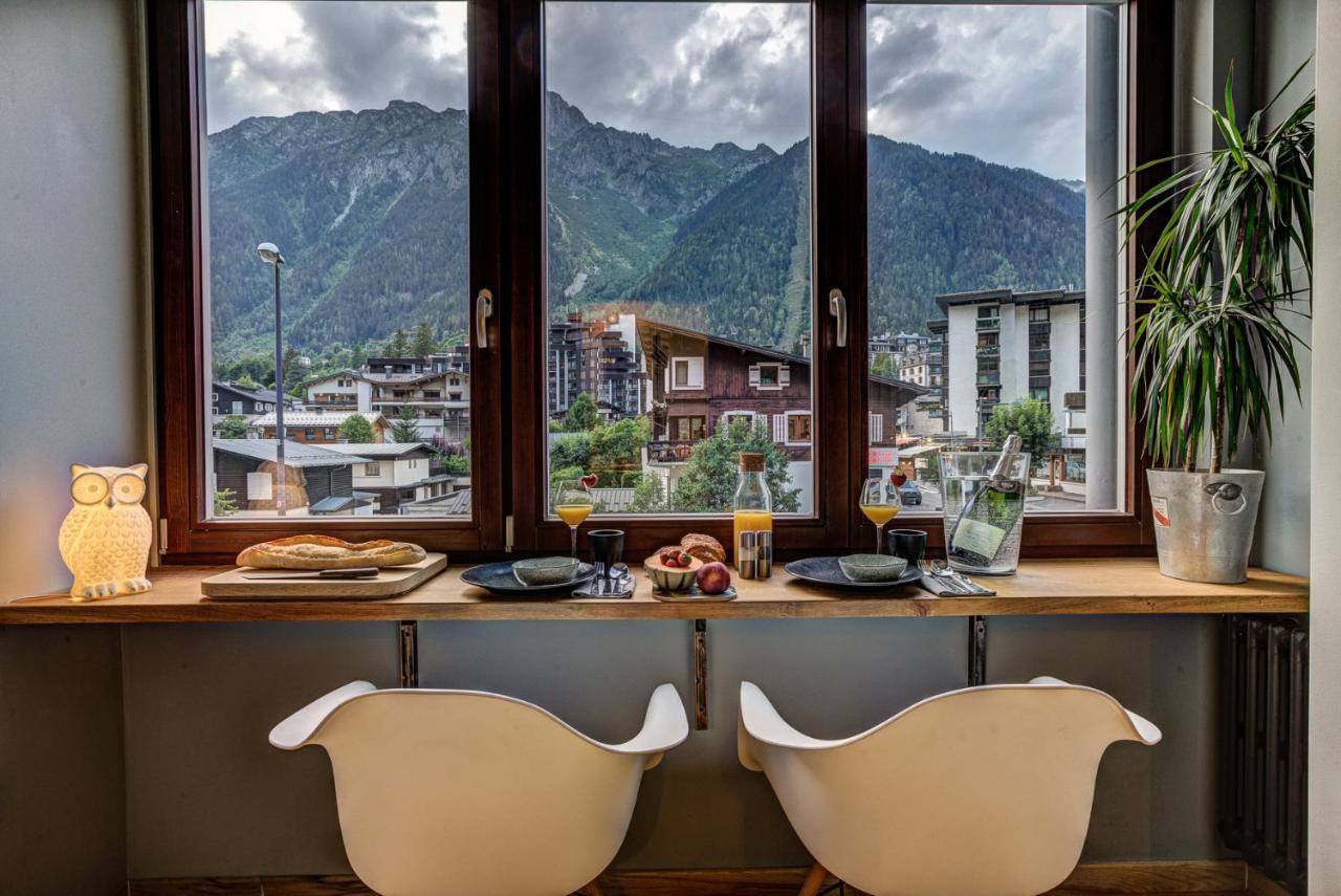 Chamonix City Center Luxury Studio Apartment Buitenkant foto