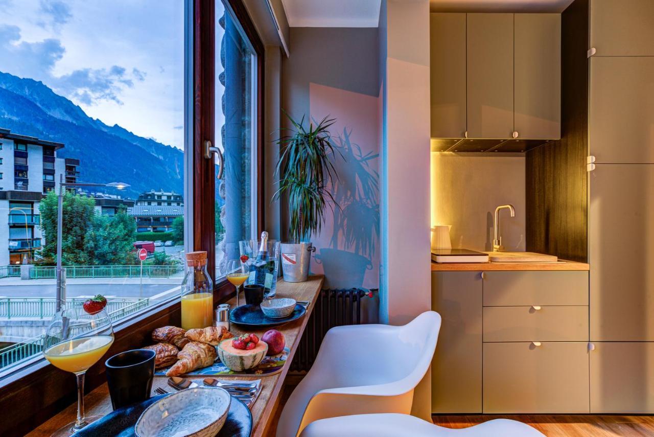 Chamonix City Center Luxury Studio Apartment Buitenkant foto